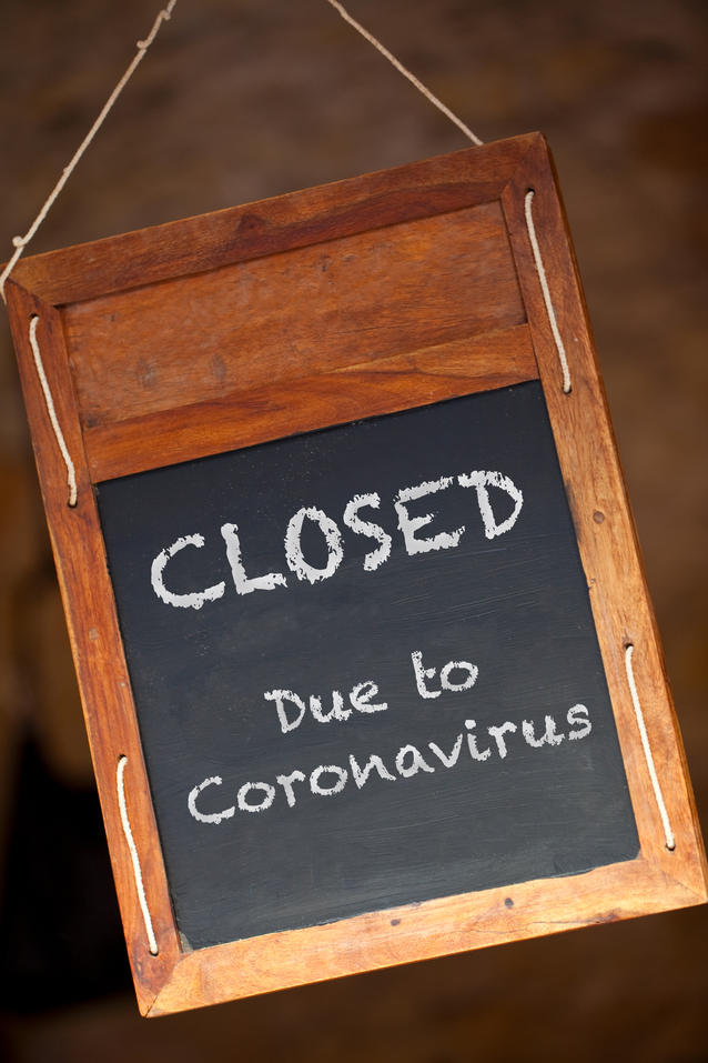 Closed Due To Coronavirus 